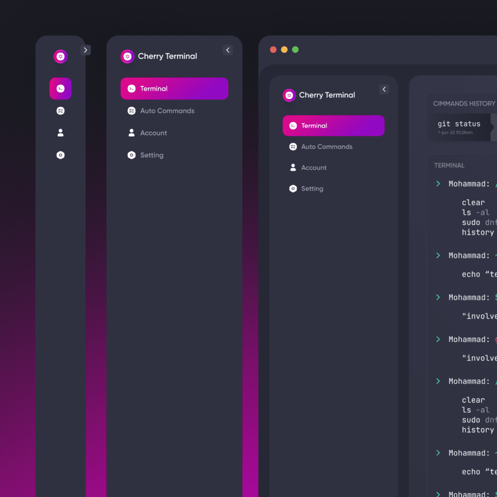 Cherry Terminal - UI/UX Project