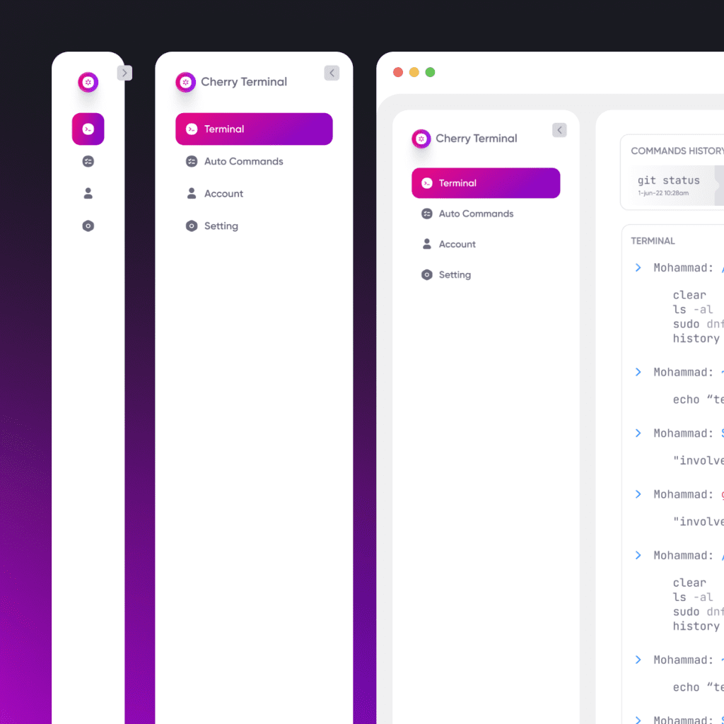 Cherry Terminal - UI/UX Project