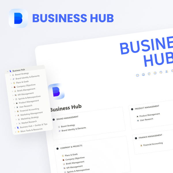 Business Hub notion template