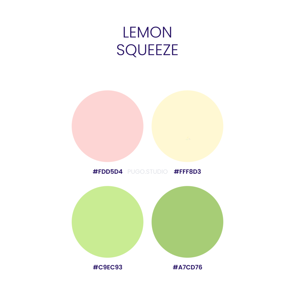 lemon color palette