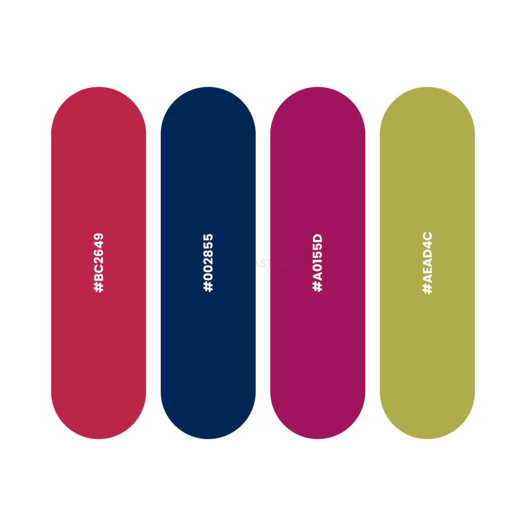 Brand colors using Vivid Magenta