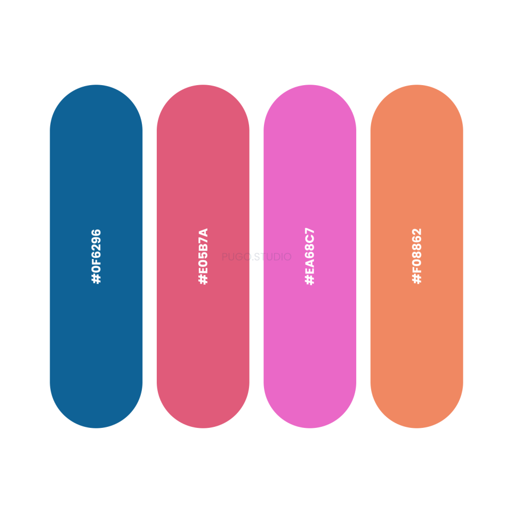 Color palettes with Dark blue for brands