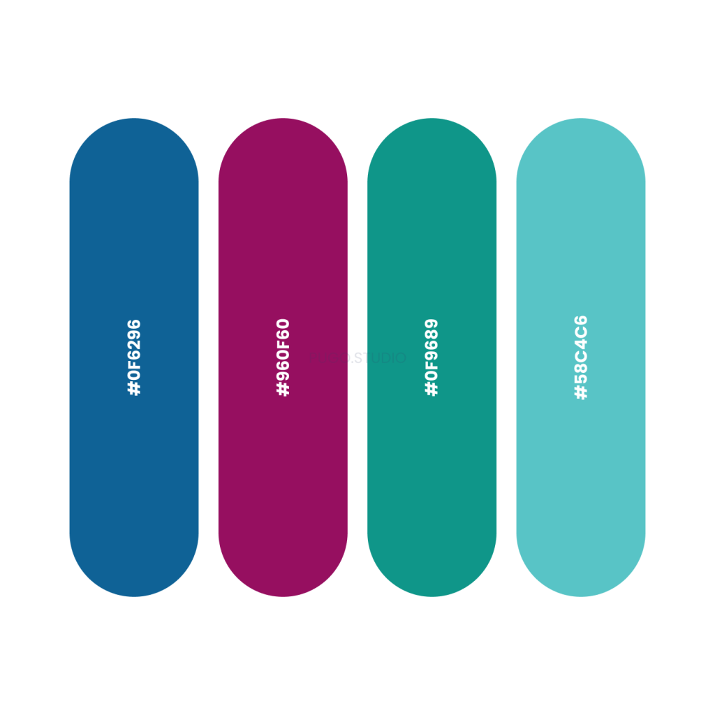 Color palettes paired with Dark blue for brands