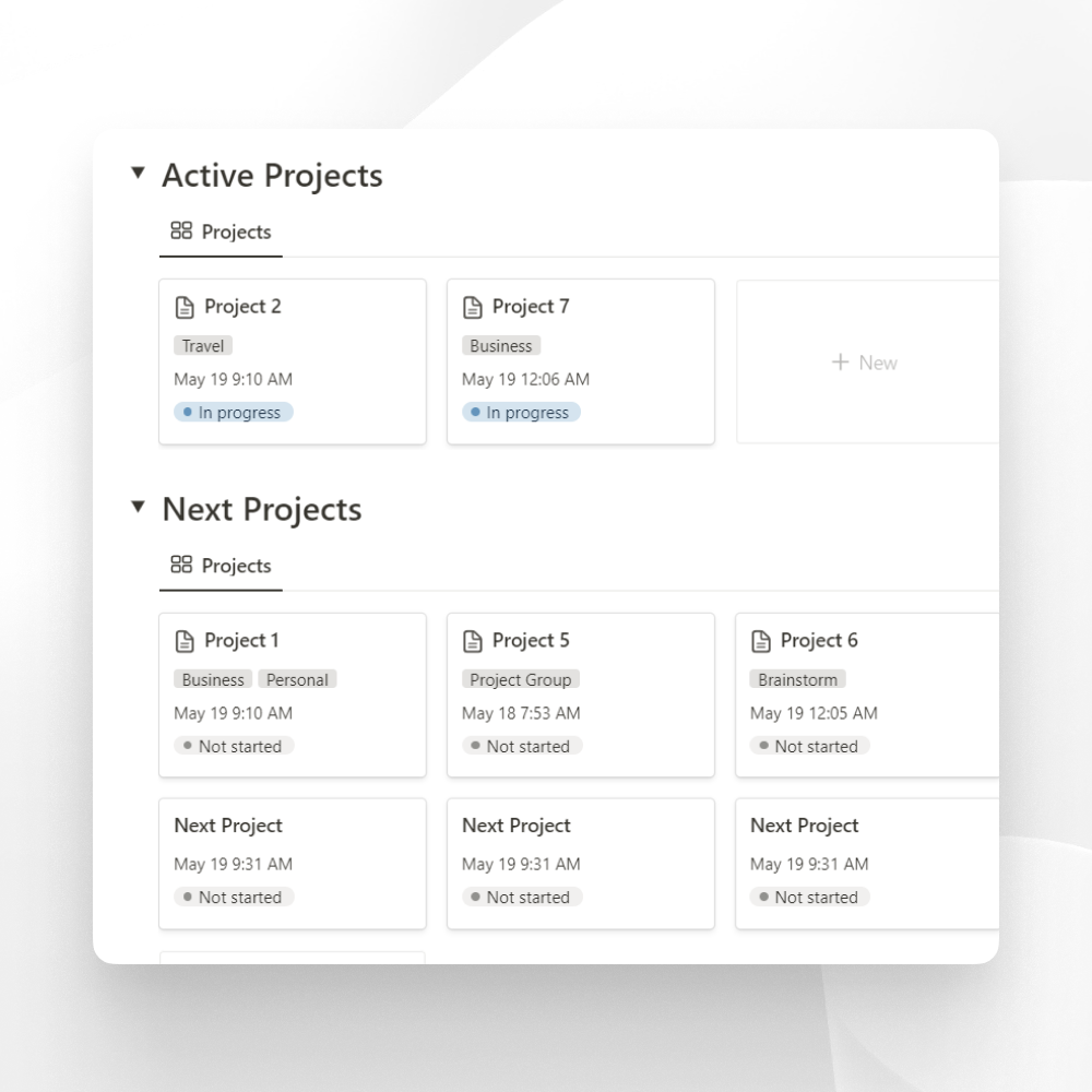 Get Things Done - Notion Template