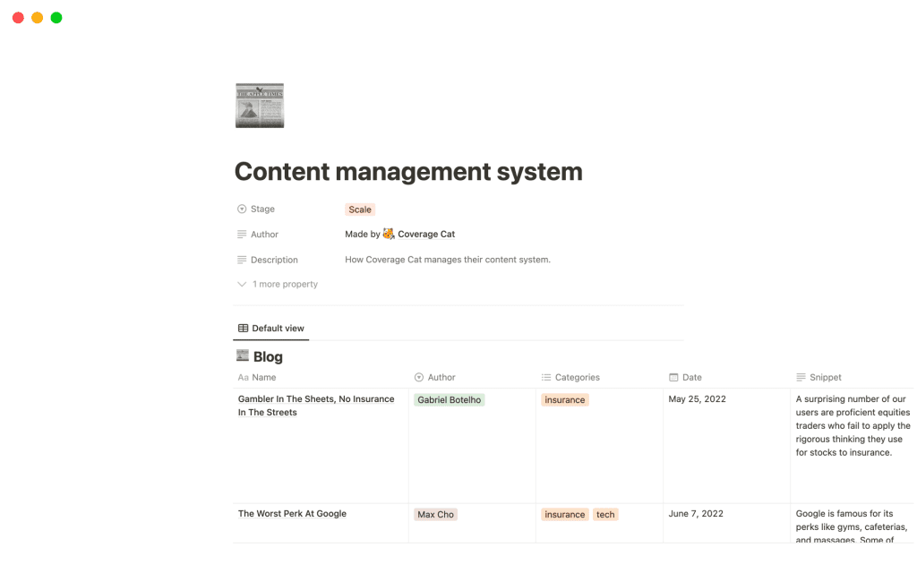 Startup in a Box Notion Templates