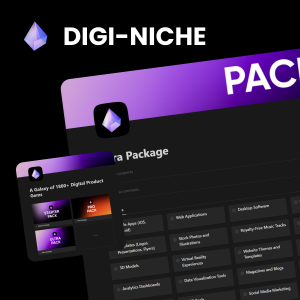 DigiNiche - A Galaxy of 1800+ Digital Product Niche Ideas​