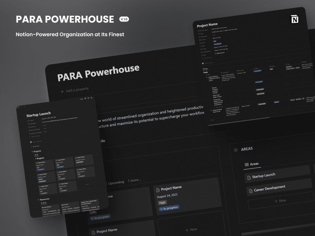 PARA Powerhouse for Notion