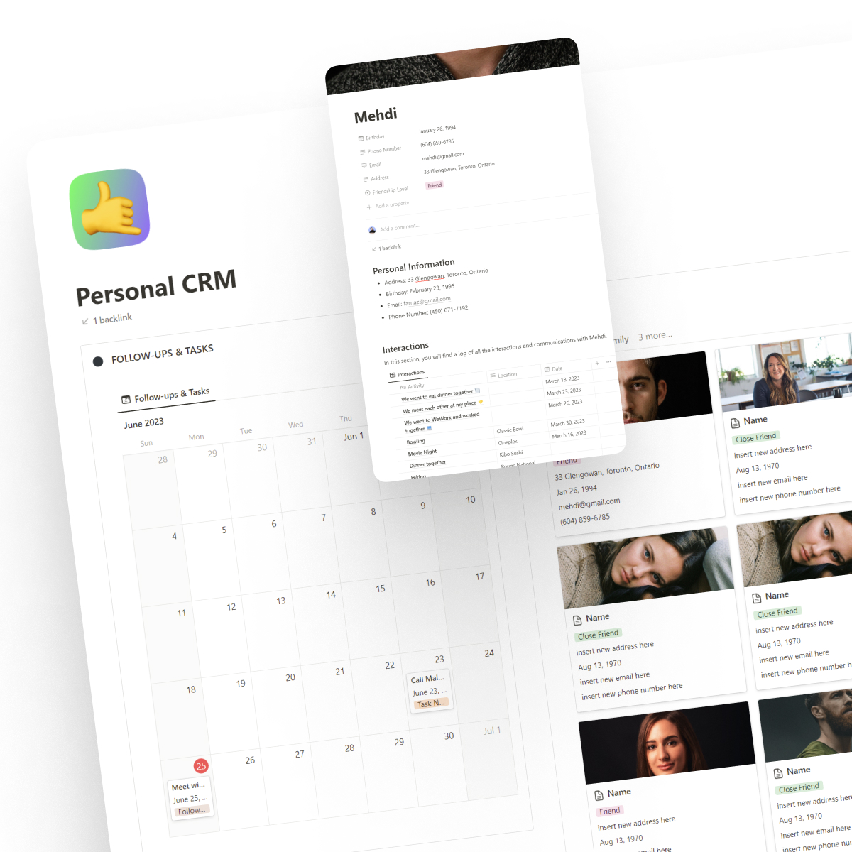 Notion Personal CRM