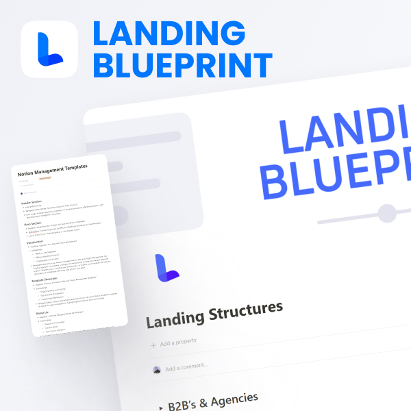 Landing Blueprint - High-Converting Landing Page Structure for all Industries!
