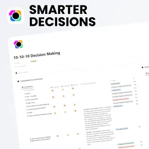 Notion Decision Making template