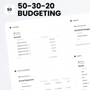 50-30-20 Budgeting