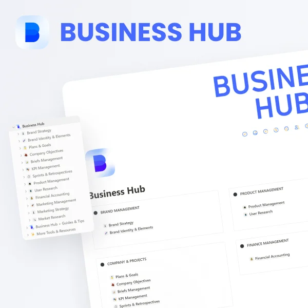 Business Hub notion template