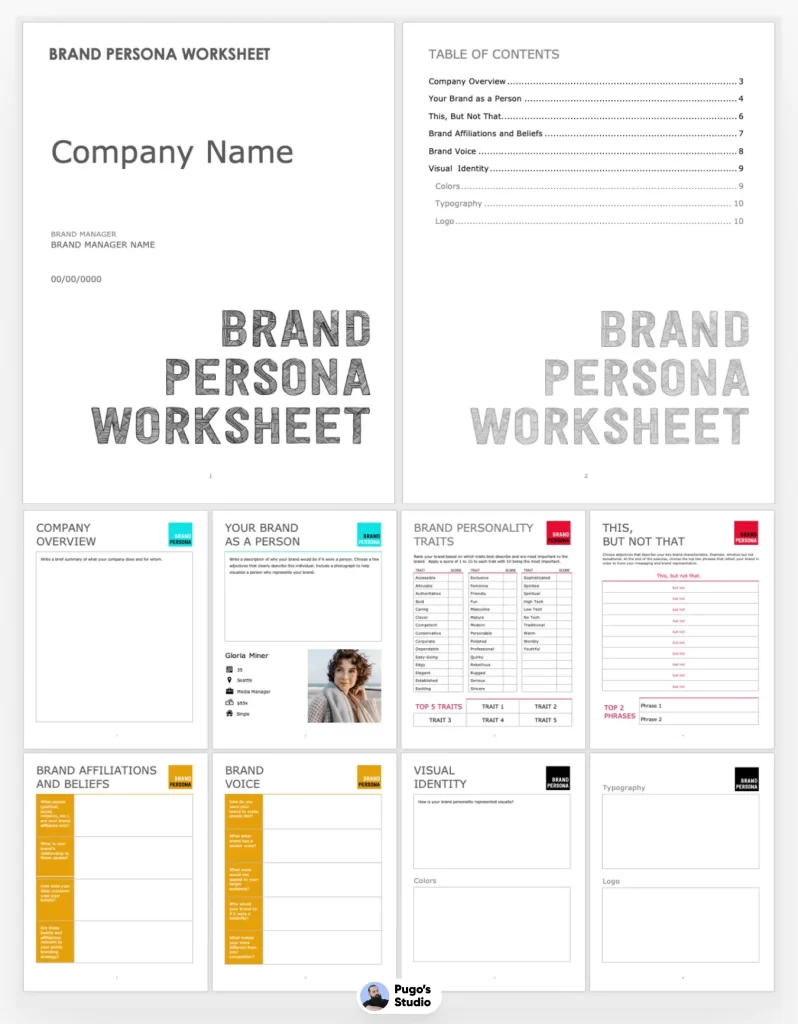 Brand Persona Worksheet
