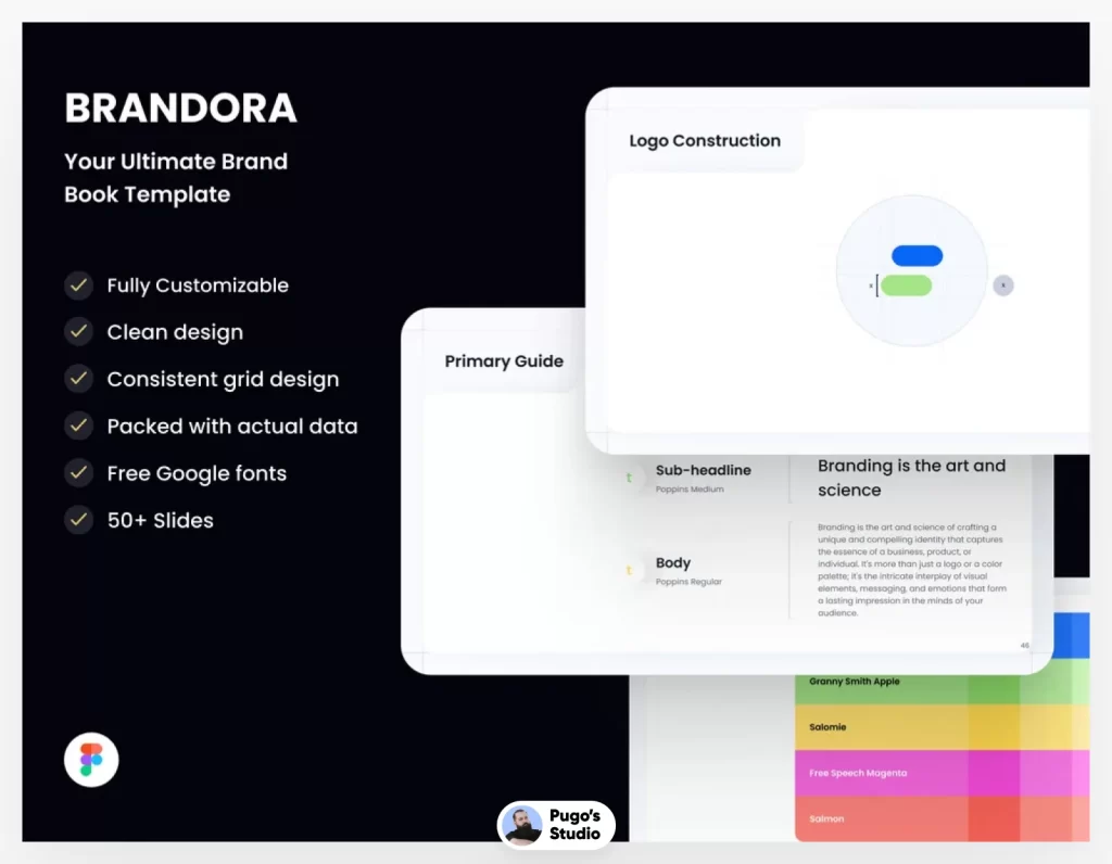 Brandora – Your Ultimate Brand Book Template & Solution for Figma