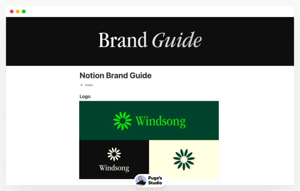 Free Notion Brand Guide Template
