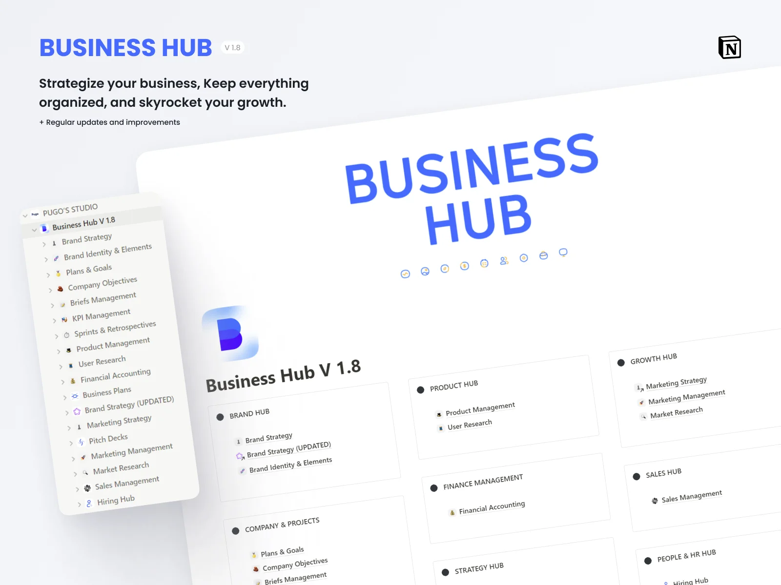 Business Hub for Notion Template