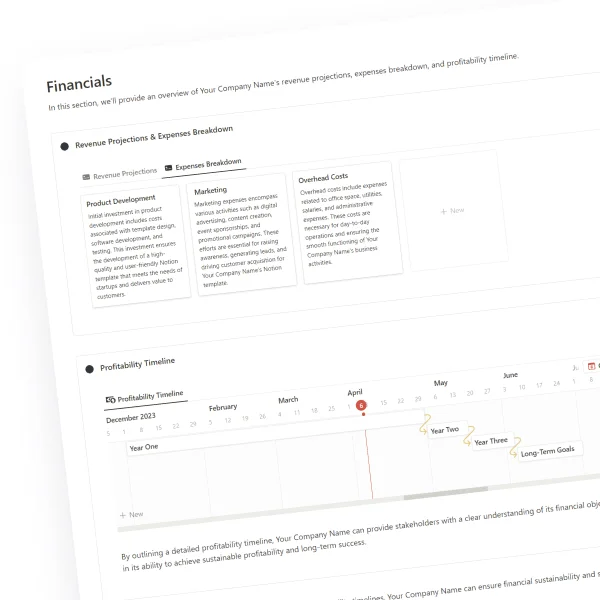 Notion Pitch Deck Template