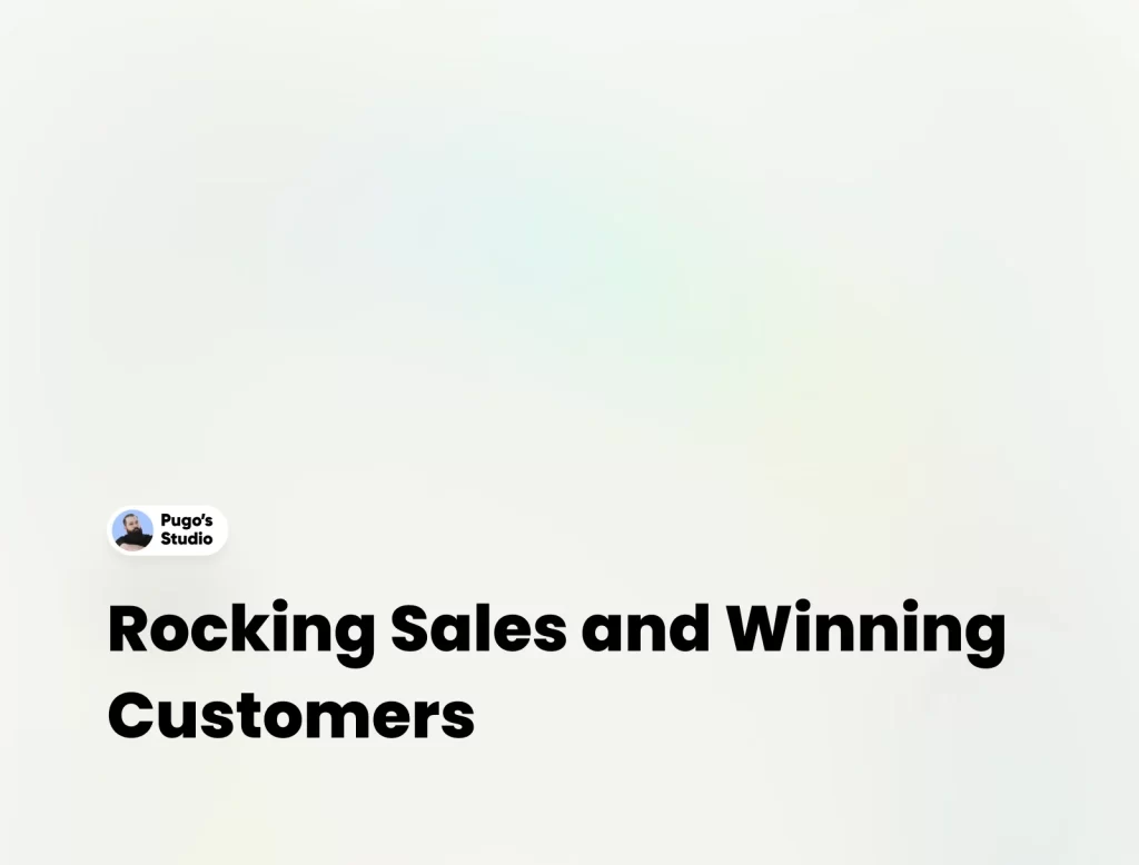 Rocking Sales and Winning Customers